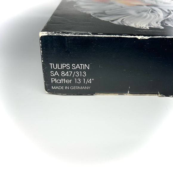 Mikasa Tulip Satin Platter Germany - Picture 6 of 7